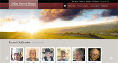 Desktop Screenshot of collinsfunerals.com